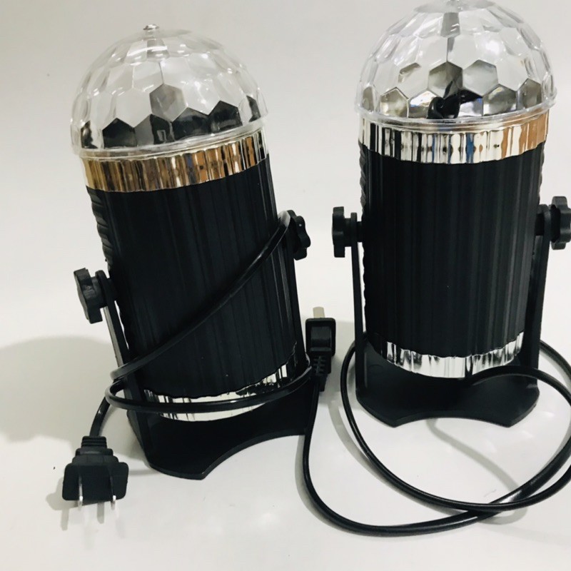 Đèn cầu xoay RGB, đèn cầu quay nhiều mau trang trí nhà cửa, quán caffe.