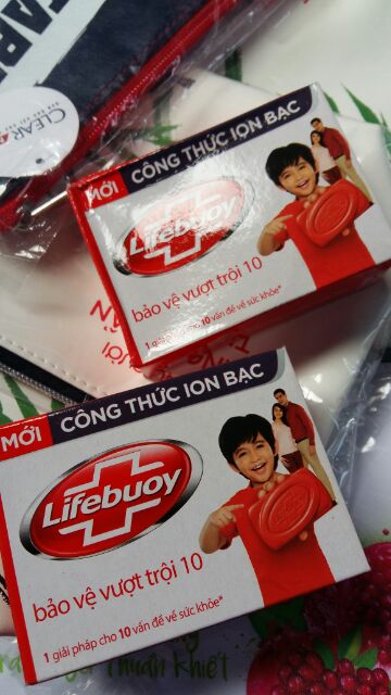 (Set 10 cục)Xà bông cục lifebuoy 90g