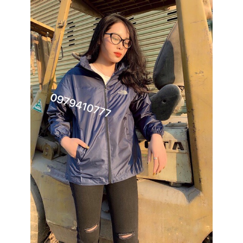 [ Rẻ Vô Địch ] Áo khoác dù the nothface màu xanh than