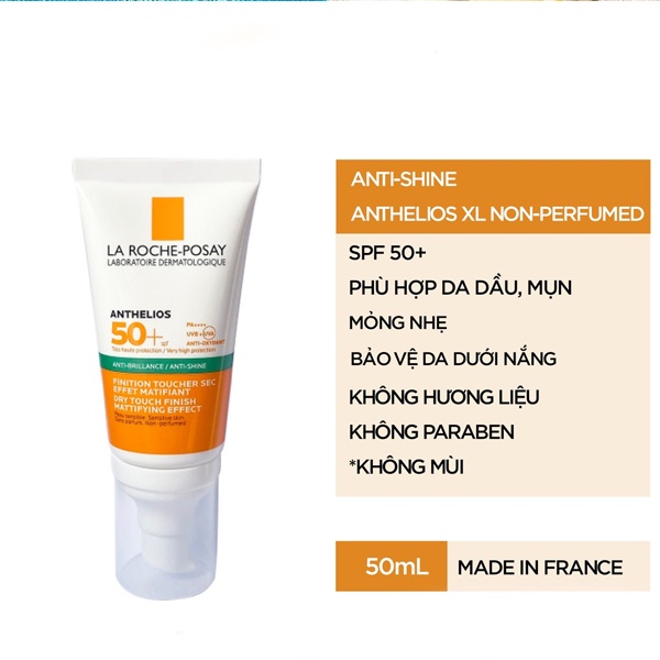 Kem Chống Nắng La Roche Posay Anthelios Gel Cream SPF 50+ PA++++ Cho Da Dầu