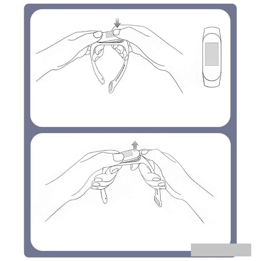 Dây đeo nylon mặt cao su Mi band 5, miband 6 MIJOBS - dây đeo thay thế nylon/silicon MIJOBS