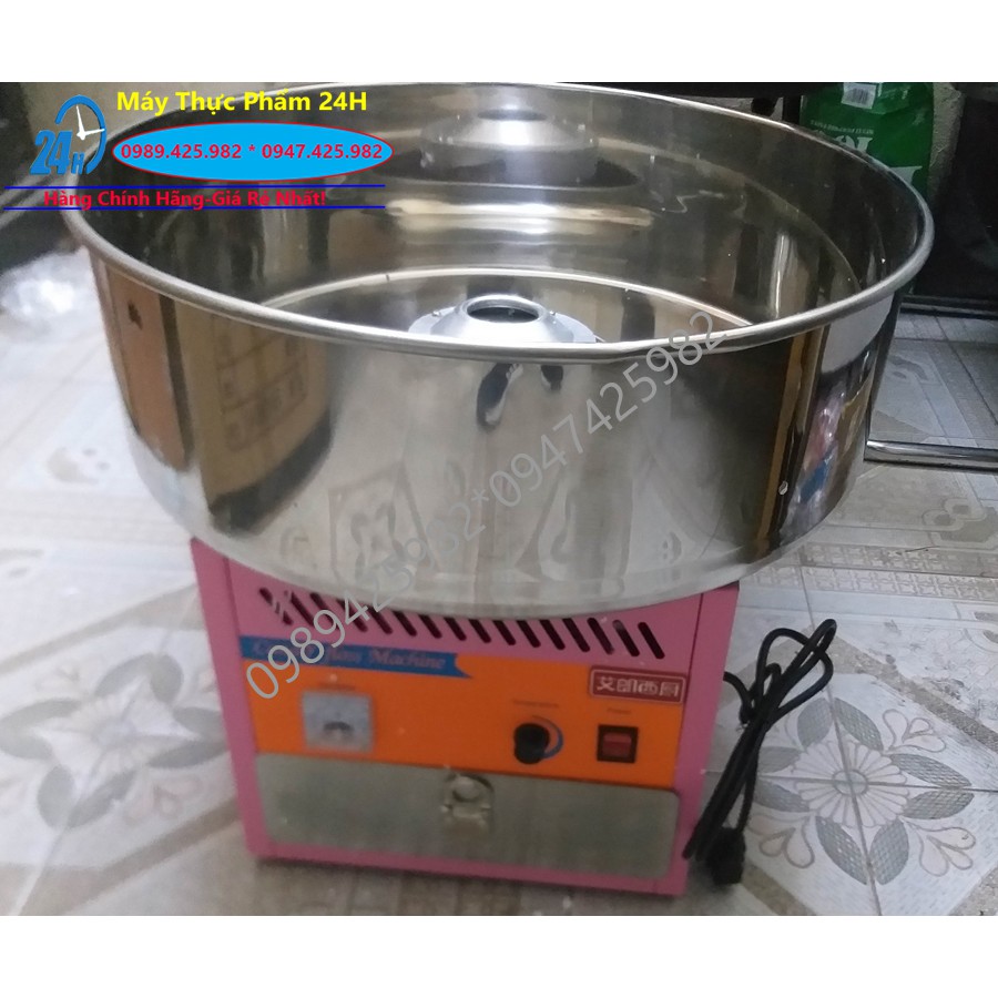 Máy làm kẹo bông gòn chạy điện 220v bông lên thẳng
