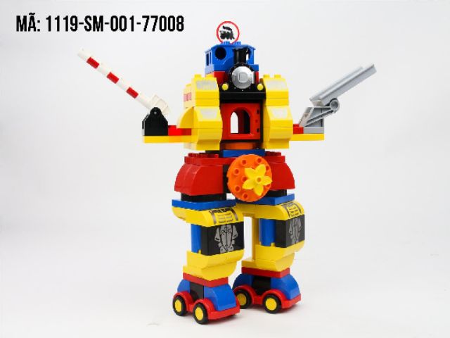 Bộ xếp hình lắp ghép Robot - 92 mảnh ghép - 77008