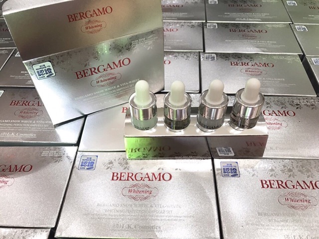 Serum dưỡng trắng da Bergamo Whitening Snow White and Vita-White