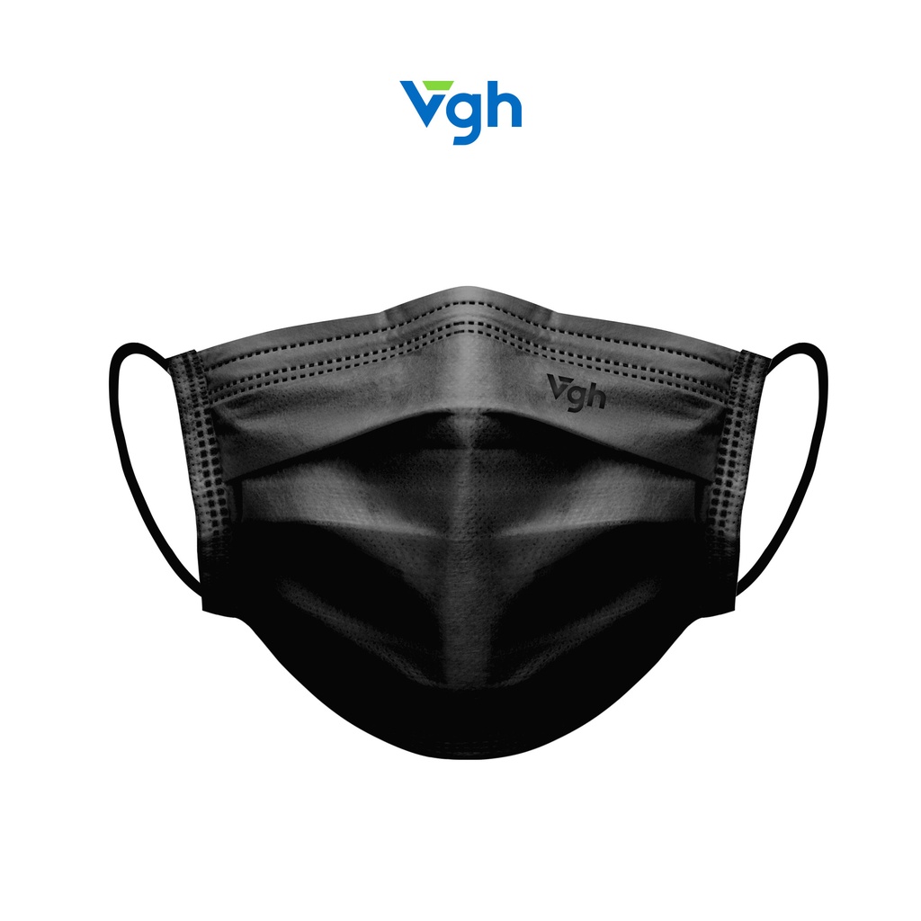 Khẩu trang thời trang VG Fashion Mask túi zip tiện lợi với 3 màu trong 1 túi - Chính hãng VG Healthcare - Túi 7 chiếc