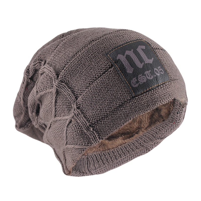 Mũ Len Beanie Mềm Mại In Chữ Nhiều Màu Thời Trang Mùa Đông Cho Nam Và Nữ