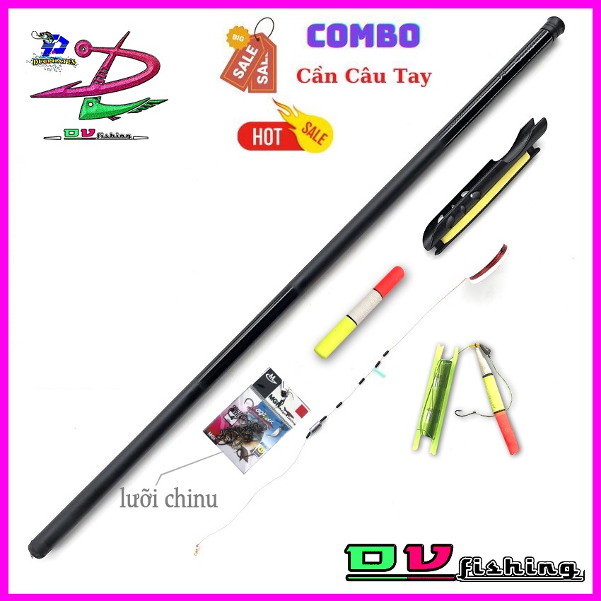 Bộ cần câu tay giá rẻ shimano, Cần câu đài đủ size ( Da 2m7-6m3)