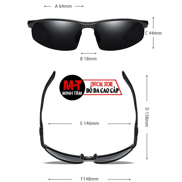 [Mã FAMALLT5 giảm 15% đơn 150K] Mắt kính Minh Tâm thể thao tráng gương , phân cực MT3121 , xanh hoặc cam | BigBuy360 - bigbuy360.vn