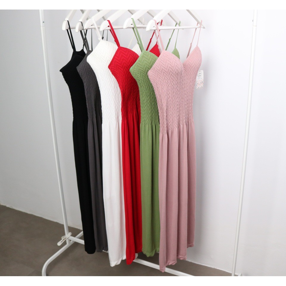 ĐẦM THUN HAI DÂY KÈM MÚT NGỰC