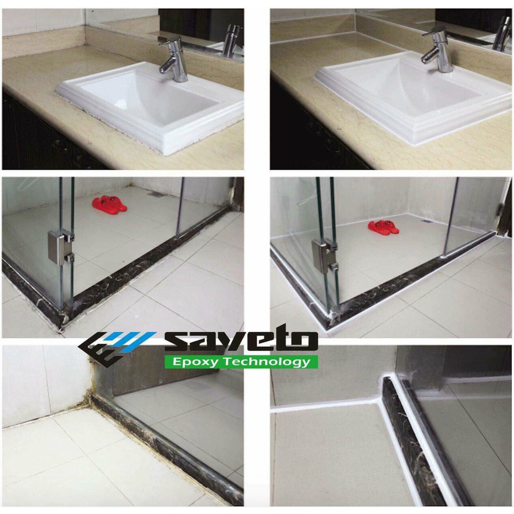 Keo chà ron gạch Saveto, keo chít mạch cao cấp Saveto italy 400ml