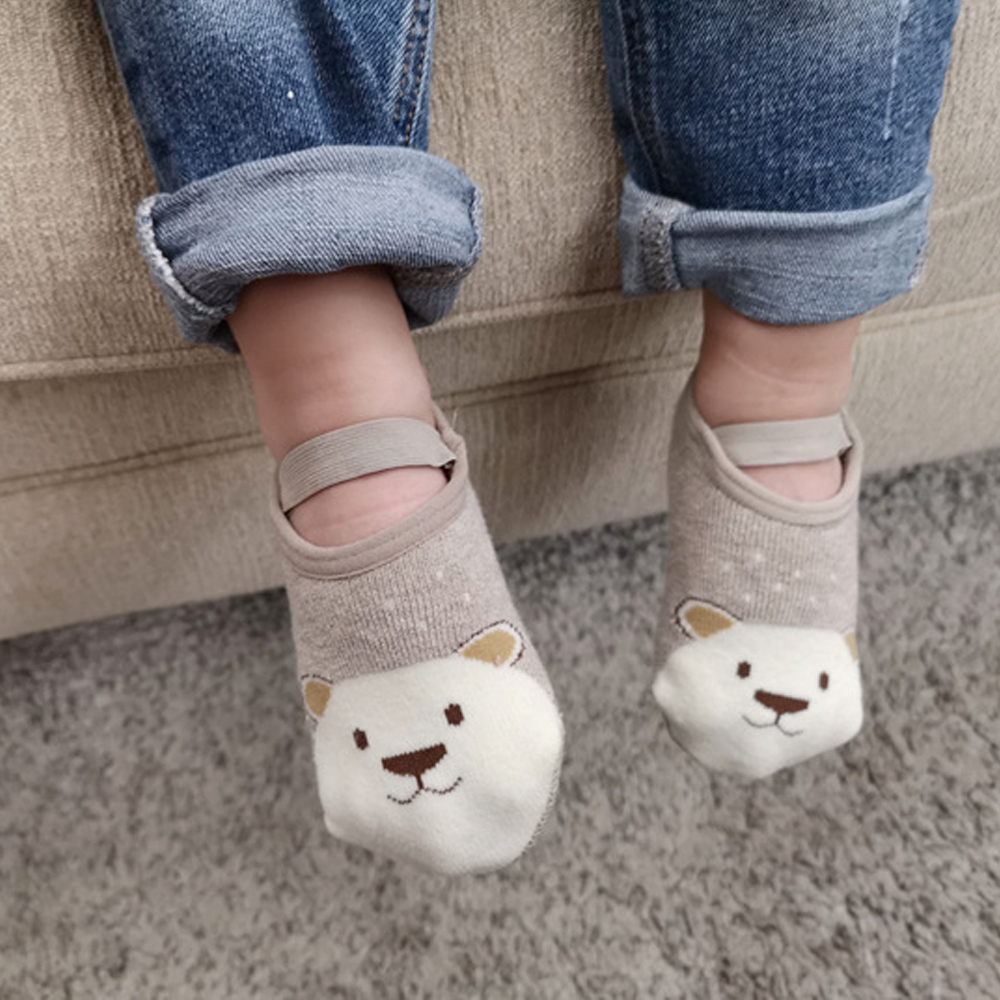 Vớ cotton mềm chống trượt cho em bé sơ sinh