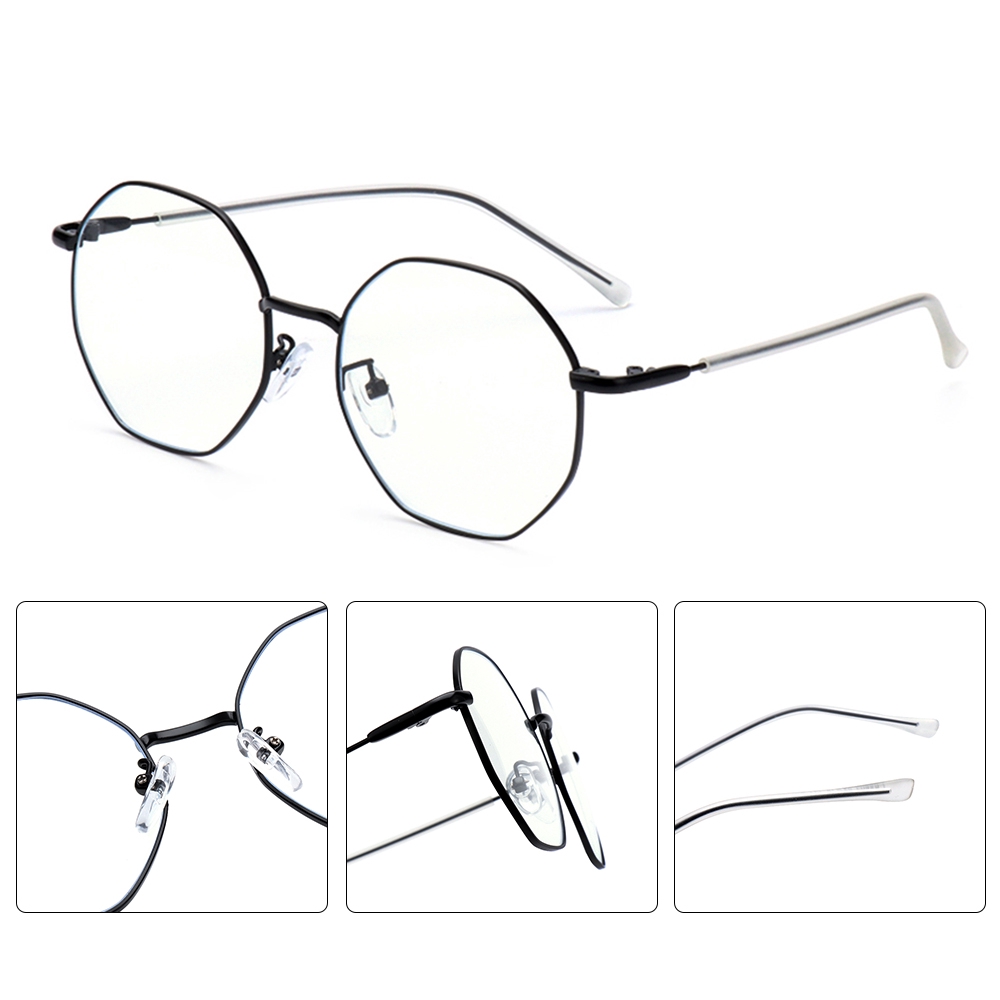 Mắt kính gọng kim loại phong cách retro dành cho nam nữ