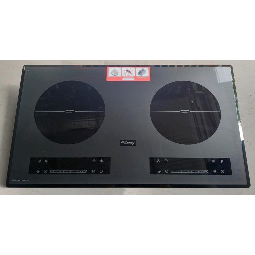 BẾP TỪ CANZY CZ- 6868PLUS Nhập Thái Lan, Kính kanger, cống suất 2800W, Nấu cơm tại bếp