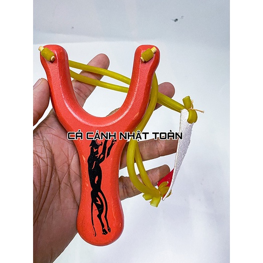 NÁ THUN GỖ TẶNG KÈM DÂY (HÌNH BÁO) NÃ CHIM, NÃ CÁ