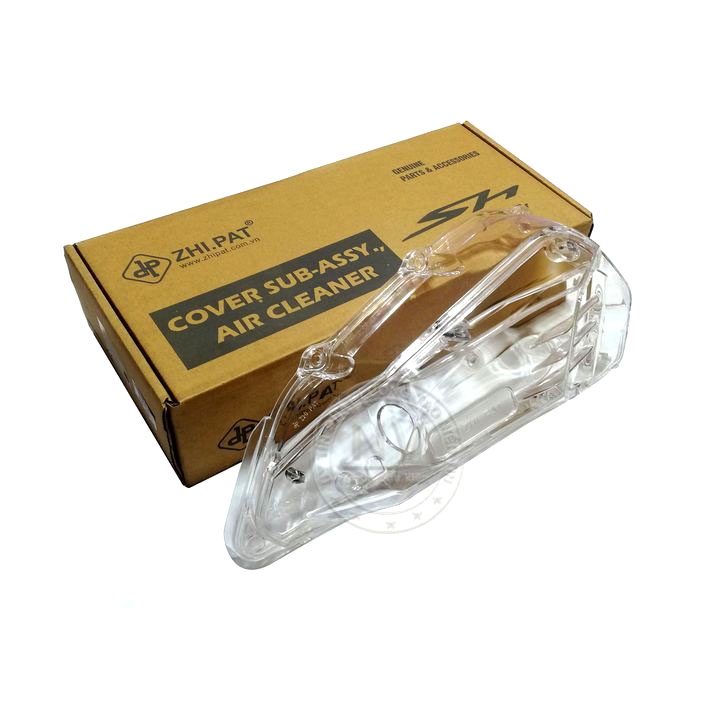Ốp bầu lọc gió (Pô E), ốp pô Air SHVN SH125i, SH150i 2013-2019 trong suốt nhựa ABS Zhi.pat chính hãng