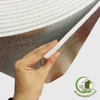 Xốp bạc cách nhiệt, xốp chống nóng, chống thấm dày 10 ly [ 1 mét x khổ 1m ]