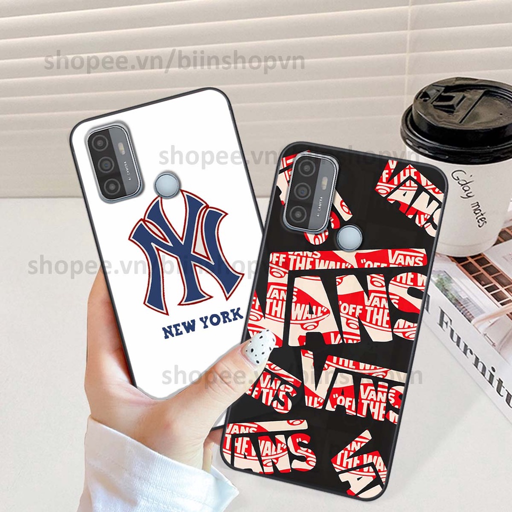 Ốp Oppo A53 in hình các thương hiệu nổi tiếng siêu đẹp, thời trang cá tính