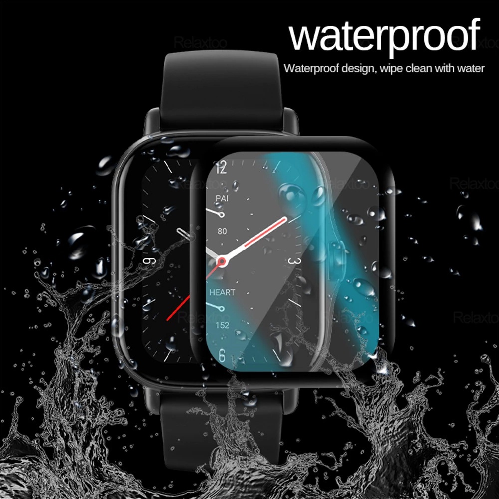 Kính Cường Lực 9D Bảo Vệ Toàn Màn Hình Cho Huami Amazfit GTS 3 2 2e GTS3 GTR 3 Pro