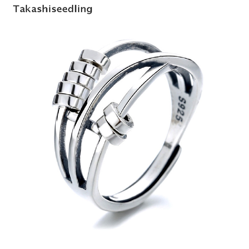 (Takashiseedling) Nhẫn Mở Có Thể Điều Chỉnh Giảm Căng Thẳng Trang Sức Hạt Trang Sức
