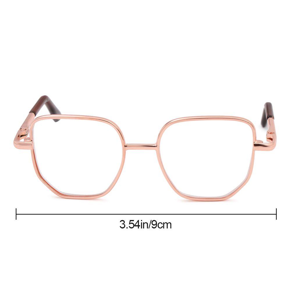 RAINBOW Cute Dolls Eyewear Mini Toy Eyeglasses Square Glasses Gift 1/6 1/12 BJD Fashion Retro Doll Accessories/Multicolor