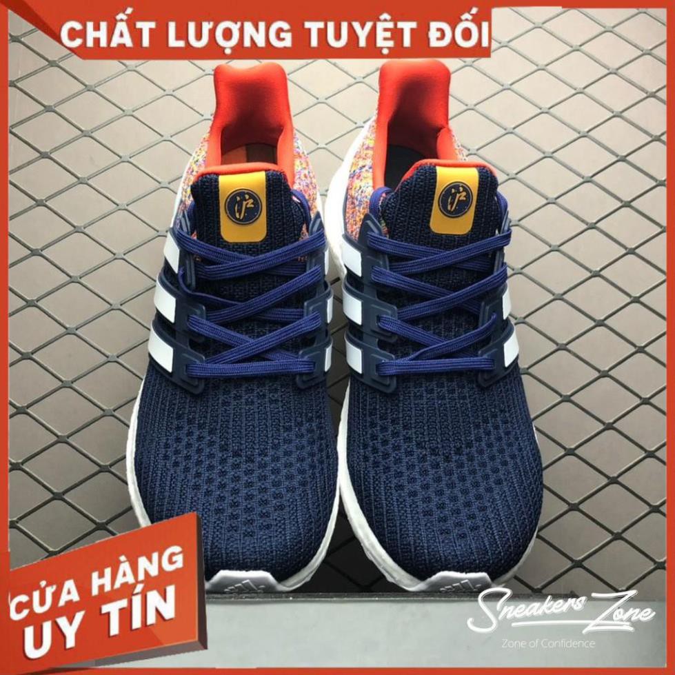(FREE SHIP + HỘP + QUÀ) Giày thể thao ULTRA BOOST 4.0 multi colors xanh dương gót thổ cẩm siêu đẹp cho nam và nữ | WebRaoVat - webraovat.net.vn