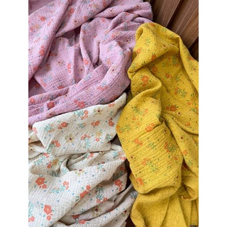 Vải xô muslin hoa