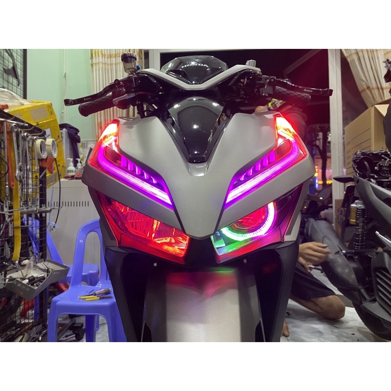 Pat Lé dùng gắn bi cầu LED cho Vario - Gắn 1 bi