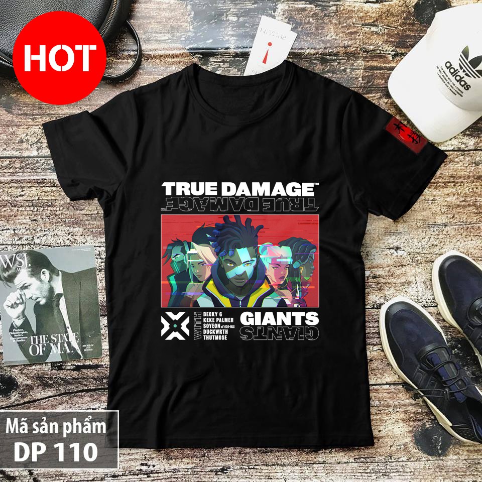 Áo Liên Minh Huyền Thoại - áo team True Damage được yêu thích, cực đẹp cực ngầu giá tận xưởng