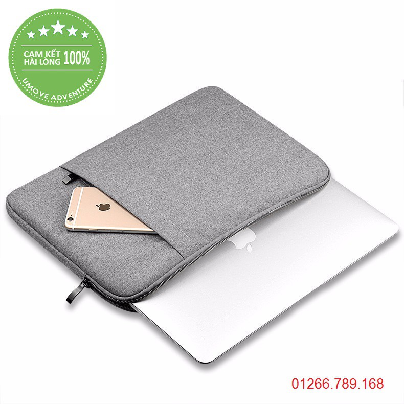 Túi chống sốc + chống nước cao cấp cho laptop, macbook Okade T40