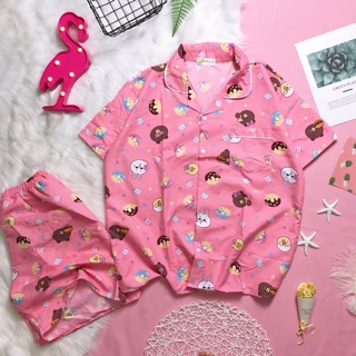 Đồ bộ kate tay ngắn quần ngắn big size