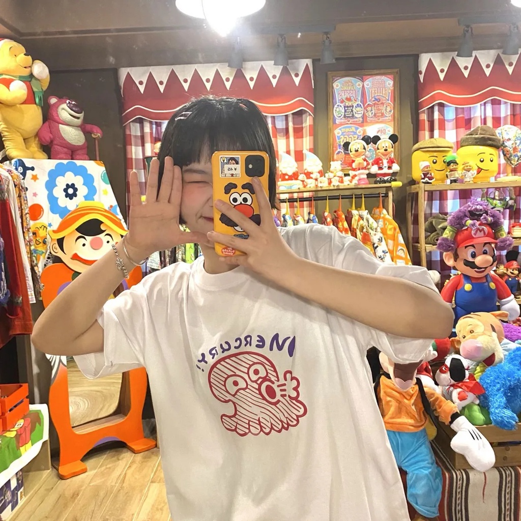 NRVP Áo Thun 100% Cotton Dáng Rộng Thời Trang Hàn Quốc Cho Nữ