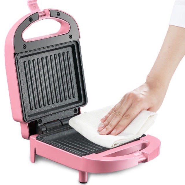 Máy nướng bánh mỳ Sandwich công suất 600W chống dính - Máy kẹp bánh mì 2 mặt bằng điện đa năng