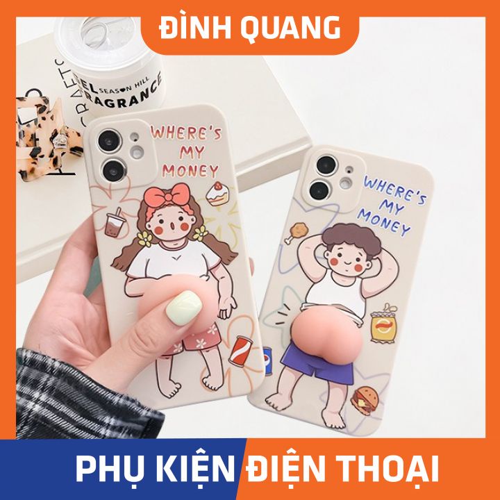 Ốp lưng iphone dẻo money đào bóp 6/6plus/6s/6splus/7/7plus/8/8plus/x/xr/xs/11/12/pro/max/plus/promax - ĐQ Store