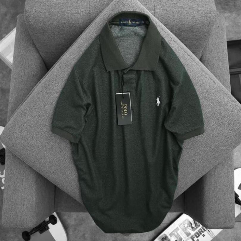 Xả Sale Áo Polo Ralph Lauren Basic Logo Thêu Forest Green . ^ - Zx1