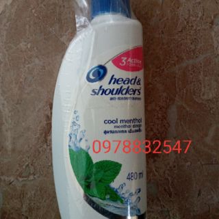 Dầu gội head&shoulder 480ml bạc hà thái lan