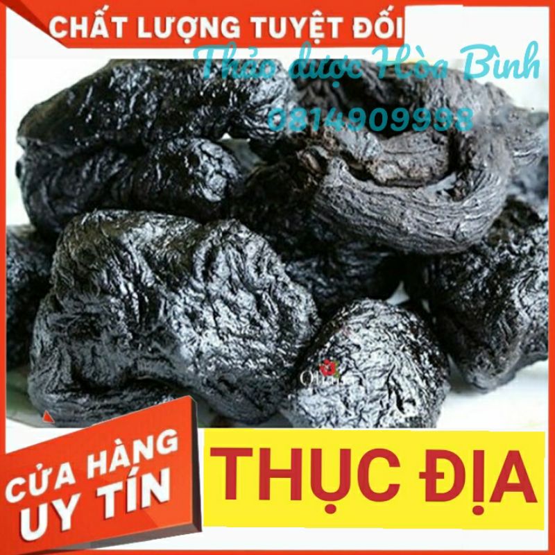 Thục Địa 500g Củ to, dẻo, thơm, chuẩn nguyên chất sấy khô loại 1