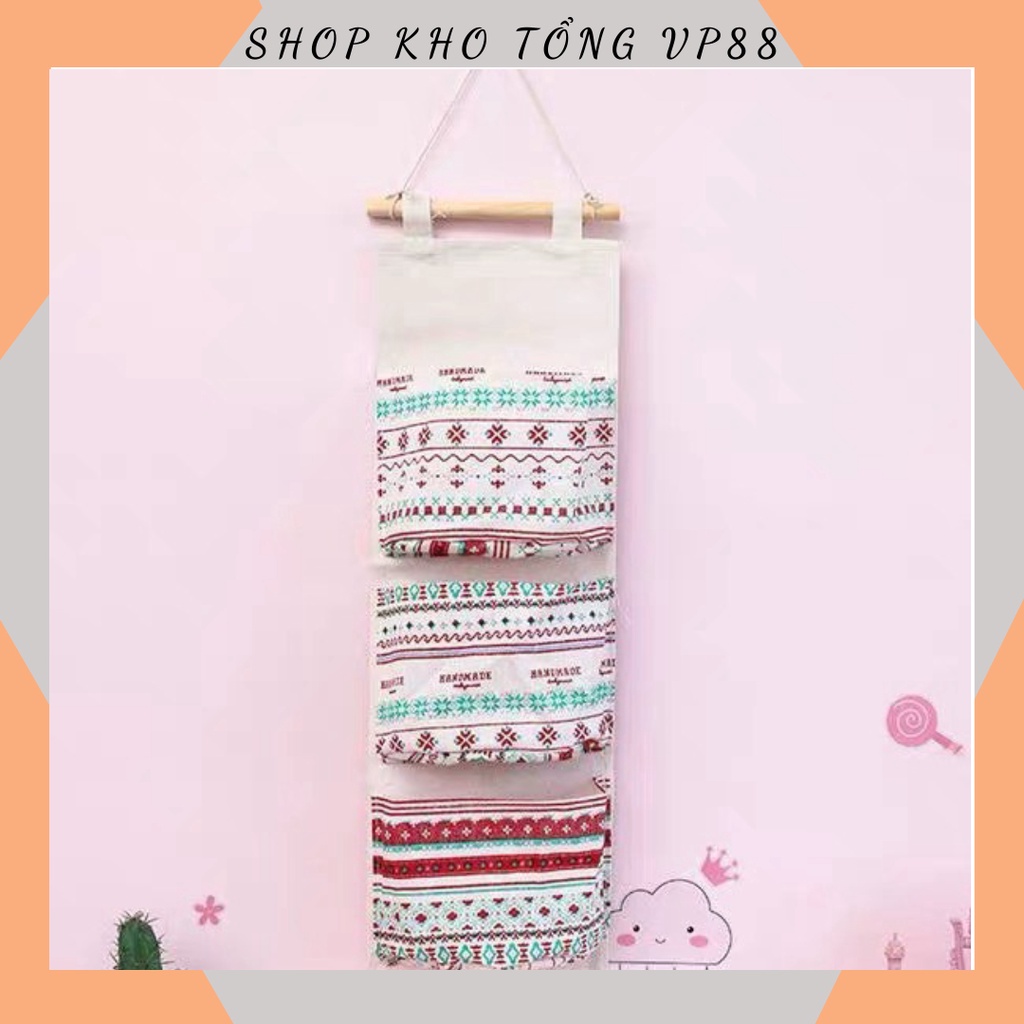 [SIÊU RẺ] Túi Treo Tường 3 Ngăn Đựng Đồ Tiện Dụng 2355 SHOP KHO TỔNG VP88