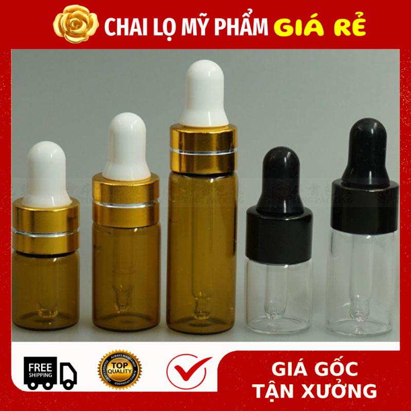 Lọ đựng tinh dầu thủy tinh mỏng chiết mỹ phẩm , phụ kiện du lịch