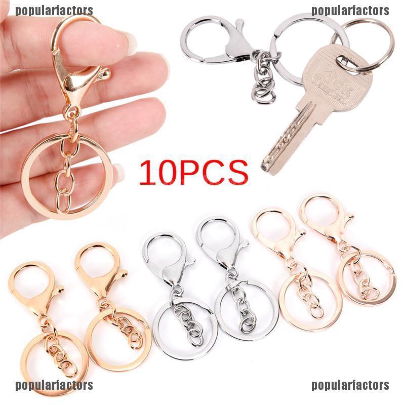 10 móc chìa khóa làm trang sức thủ công hình dạng tôm hùm tiện lợi