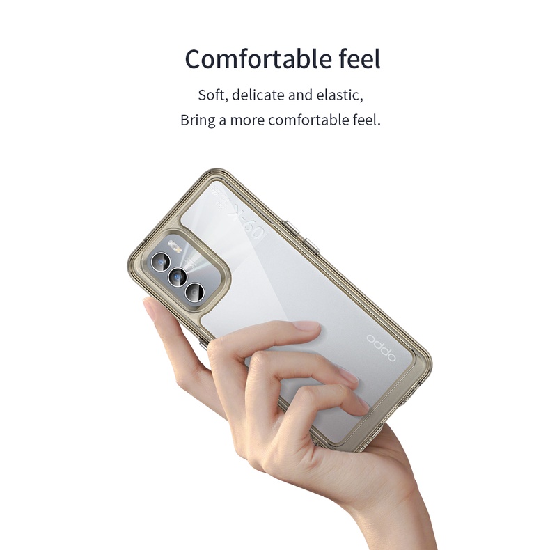 Ốp Điện Thoại Cứng Trong Suốt Viền Mềm Chống Sốc Cho Realme GT Neo 2T Realme GT Neo 2T