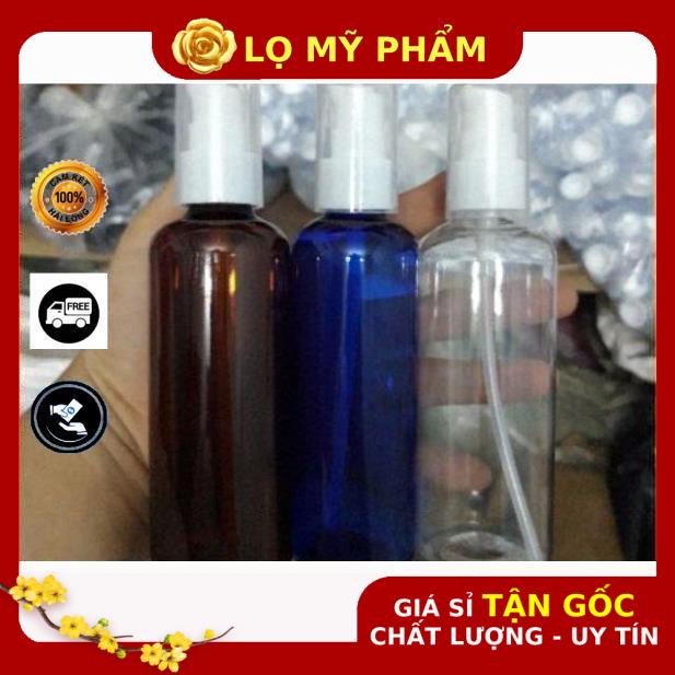 Chai Chiết Mĩ Phẩm ❤ GIÁ TỐT NHẤT ❤ Chai lọ nhựa pet xịt giọt 50ml,100ml chiết mỹ phẩm, phụ kiện du lịch