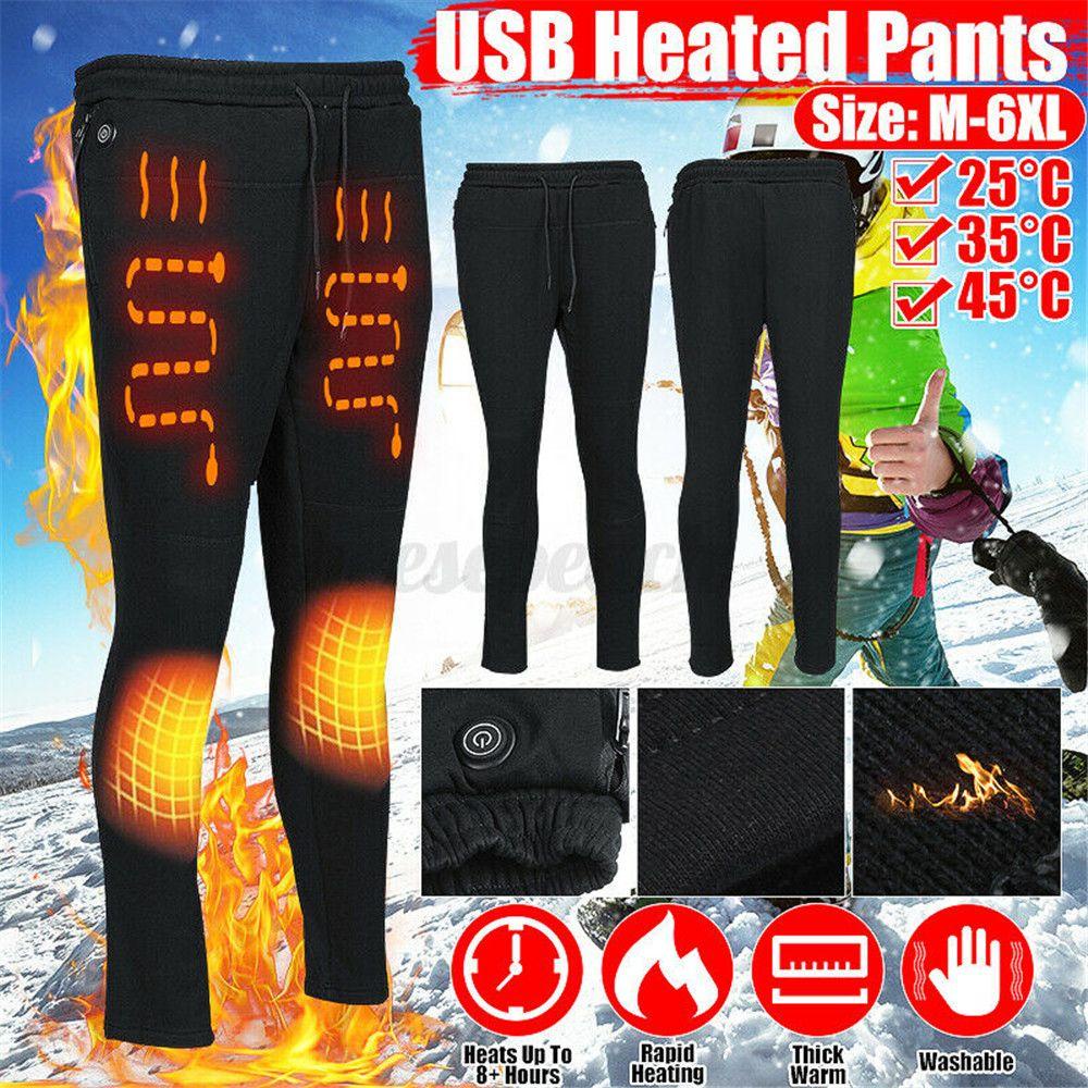 Quần Legging Lưng Thun Giữ Ấm Có Cổng Sạc USB