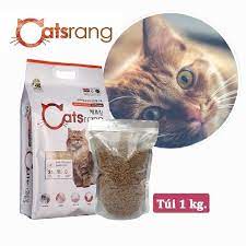 Thức ăn hạt khô Catsrang, cat eye, royal kitten, royal indoor cho mèo1kg túi zip