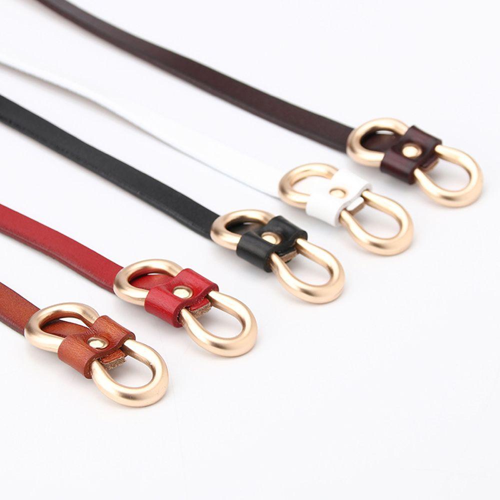 Thắt Lưng Mỏng Đính Nơ Bằng Kim Loại Phong Cách Vintage Mới Cho Nữ