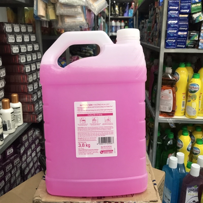 Nước lau sàn Gift can Hương hoa LiLy 3,8kg