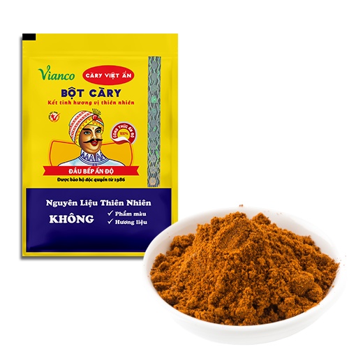Bột cari Việt Ấn gói nhỏ 10gram