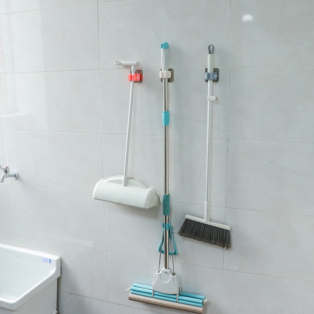 Móc dán tường treo cây lau nhà tiện lợi