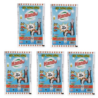 Combo 5 gói bột thông tắc cống,đường ống nước thải Nội Địa Hando 100Gr