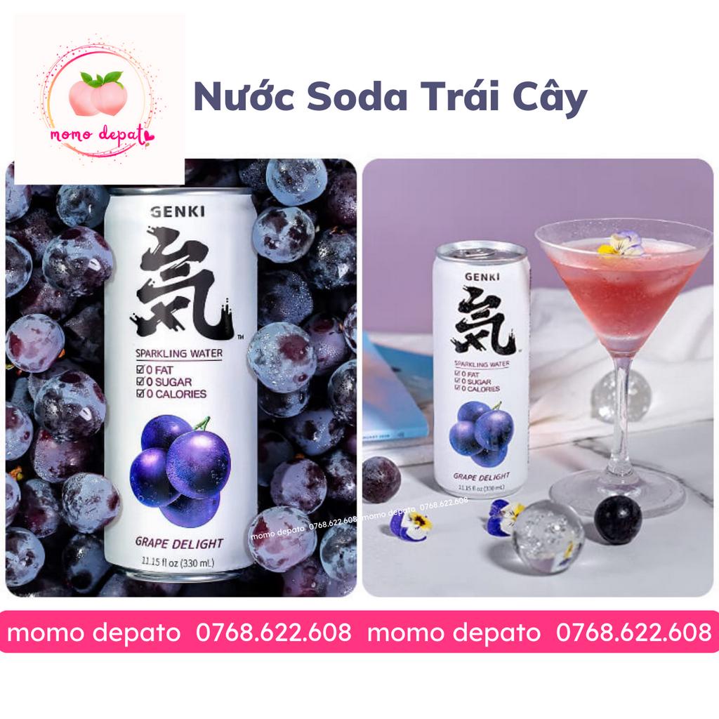 Nước uống soda trái cây có gas Genki Forest