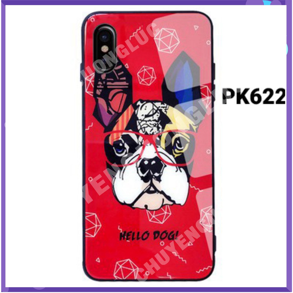 [HOT] ỐP LƯNG KÍNH IN HÌNH in hình chú chó ngầu - iPhone 6/6S - 6 Plus/ 6S Plus - 7/ 8 - 7 Plus/ 8 Plus - X/ XS/ XS Max